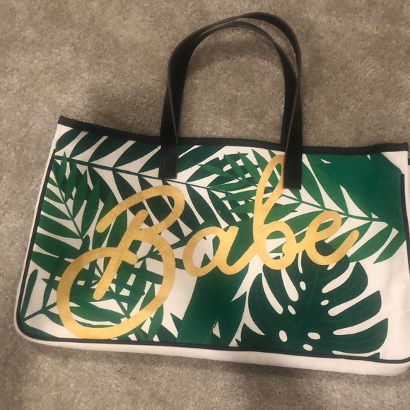 Handbags - Tropical Babe Canvas Tote Beach Pool